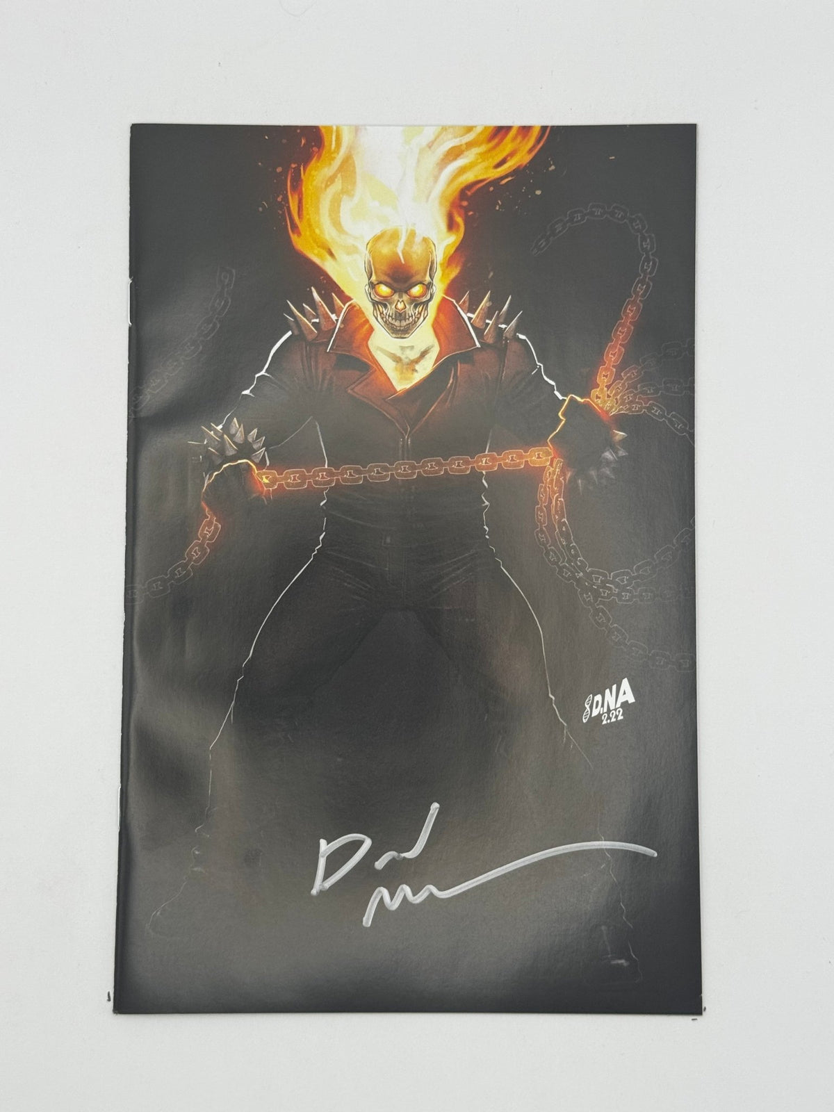 [SIGNED by David Nakayama] GHOST RIDER 2 UNKNOWN COMICS DAVID NAKAYAMA EXCLUSIVE VIRGIN VAR (11/30/2022) - East Coast Comics