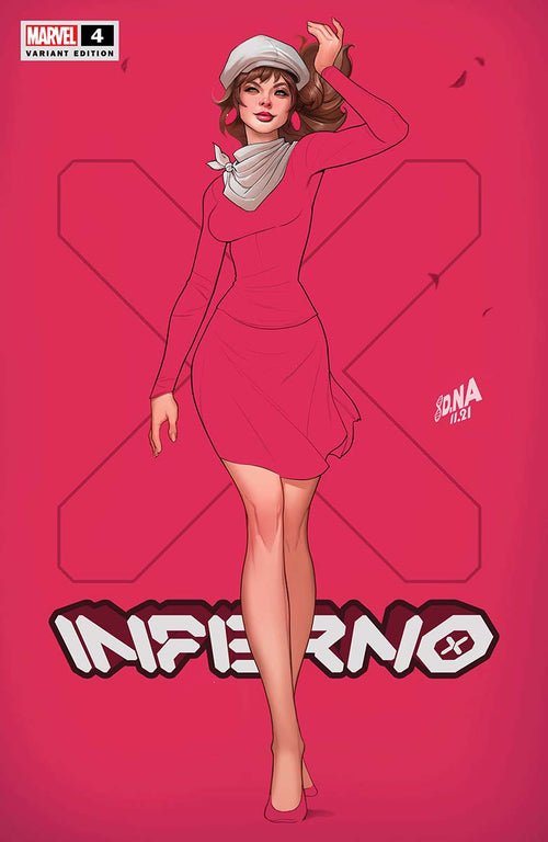 [Signed by David Nakayama] INFERNO 4 (OF 4) UNKNOWN COMICS DAVID NAKAYAMA EXCLUSIVE Var - East Coast Comics