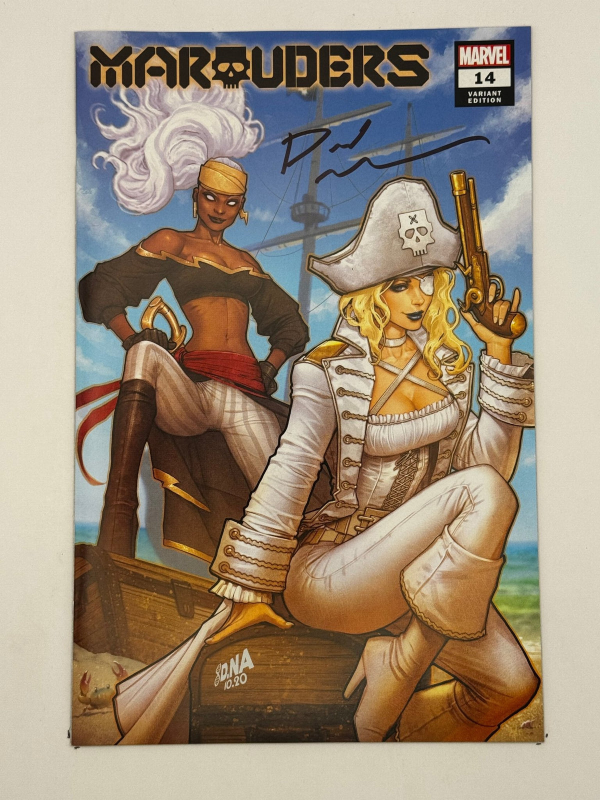 [Signed by David Nakayama] MARAUDERS 14 UNKNOWN COMICS DAVID NAKAYAMA EXCLUSIVE VAR XOS - East Coast Comics