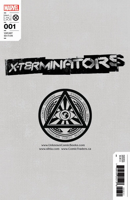 [Signed by David Nakayama] X - TERMINATORS 1 VIRGIN UNKNOWN COMICS DAVID NAKAYAMA EXCLUSIVE VAR - East Coast Comics