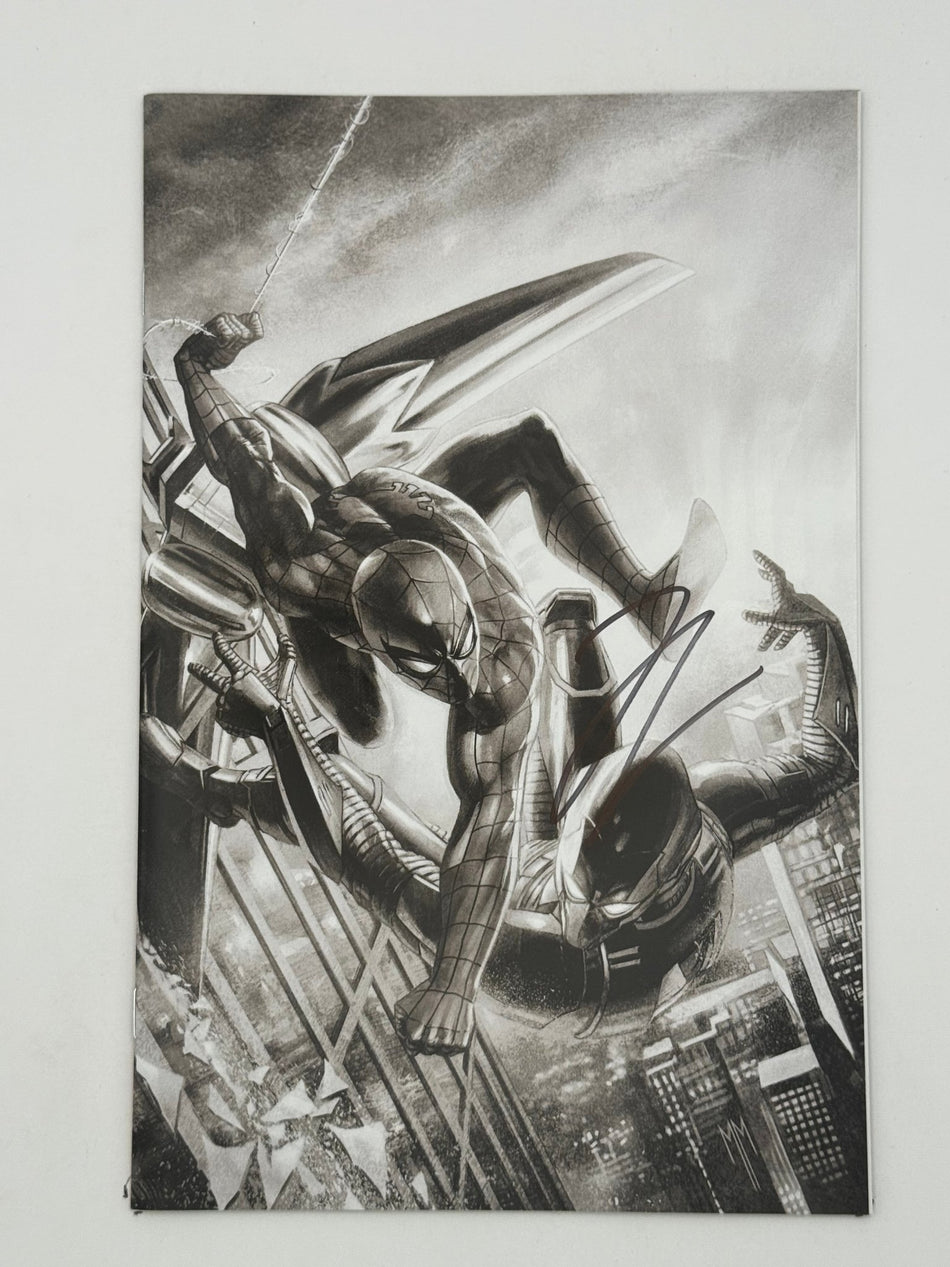 [Signed by Hickman] Ultimate Spider - Man 1 B&W CON VIRGIN Unknown Comics Matrazzo Exclusive Var [INST] 3rd PTG - East Coast Comics