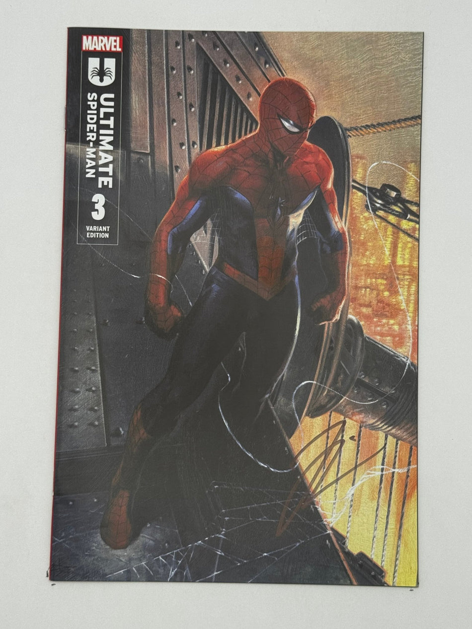 [Signed by Hickman] Ultimate Spider - Man 3 Unknown Comics Dell'Otto Exclusive Var [INST] - East Coast Comics
