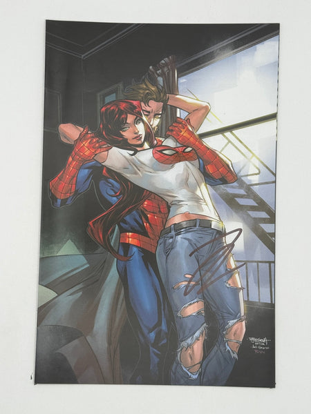 [Signed by Hickman] Ultimate Spider - Man 5 Virgin Unknown Comics Segovia Exclusive Var [INST] - East Coast Comics