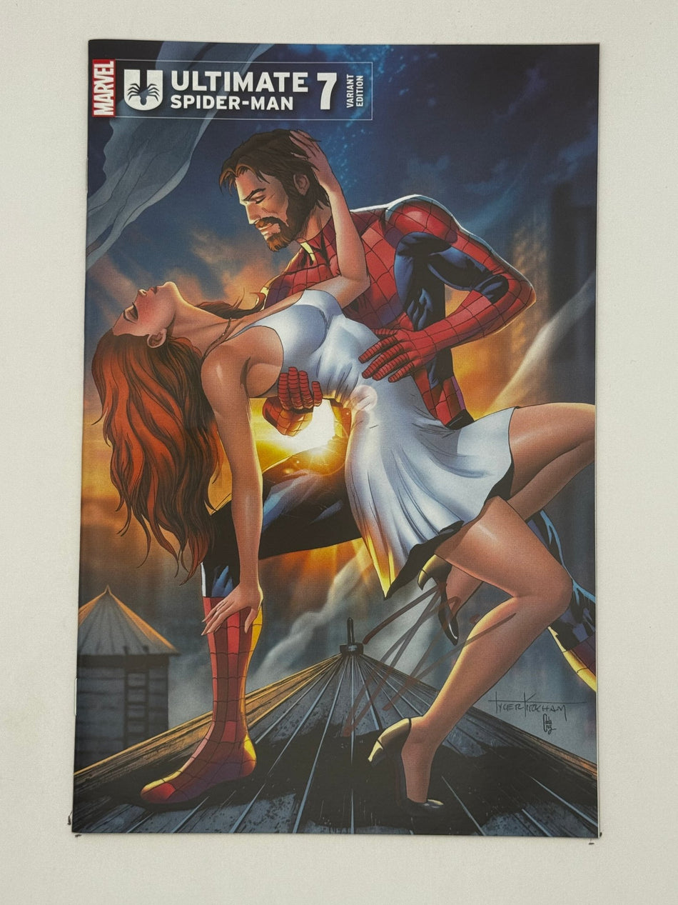 [Signed by Hickman] Ultimate Spider - Man 7 Unknown Comics Kirkham Exclusive Var [INST] - East Coast Comics