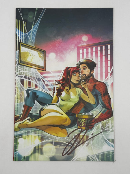 [Signed by Hickman] Ultimate Spider - Man 9 Virgin Unknown Comics Andolfo Exclusive Var [INST] - East Coast Comics