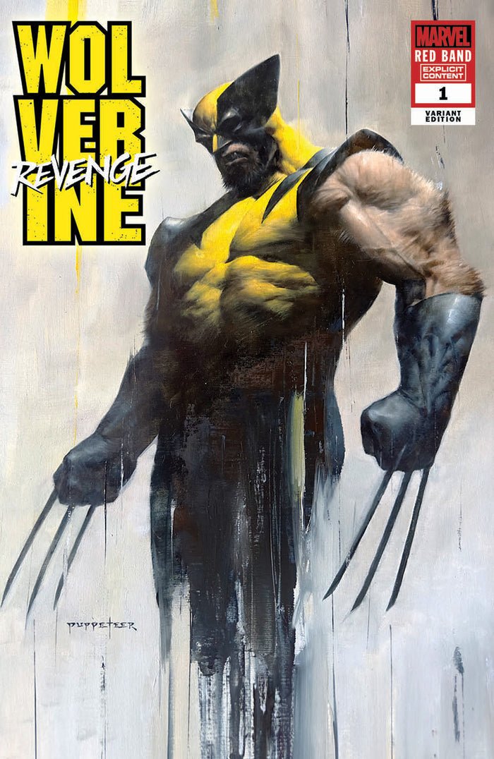 [Signed by Hickman] Wolverine: Revenge - Red Band 1 Unknown Comics Lee Exclusive Var Explicit Content [INST] - East Coast Comics