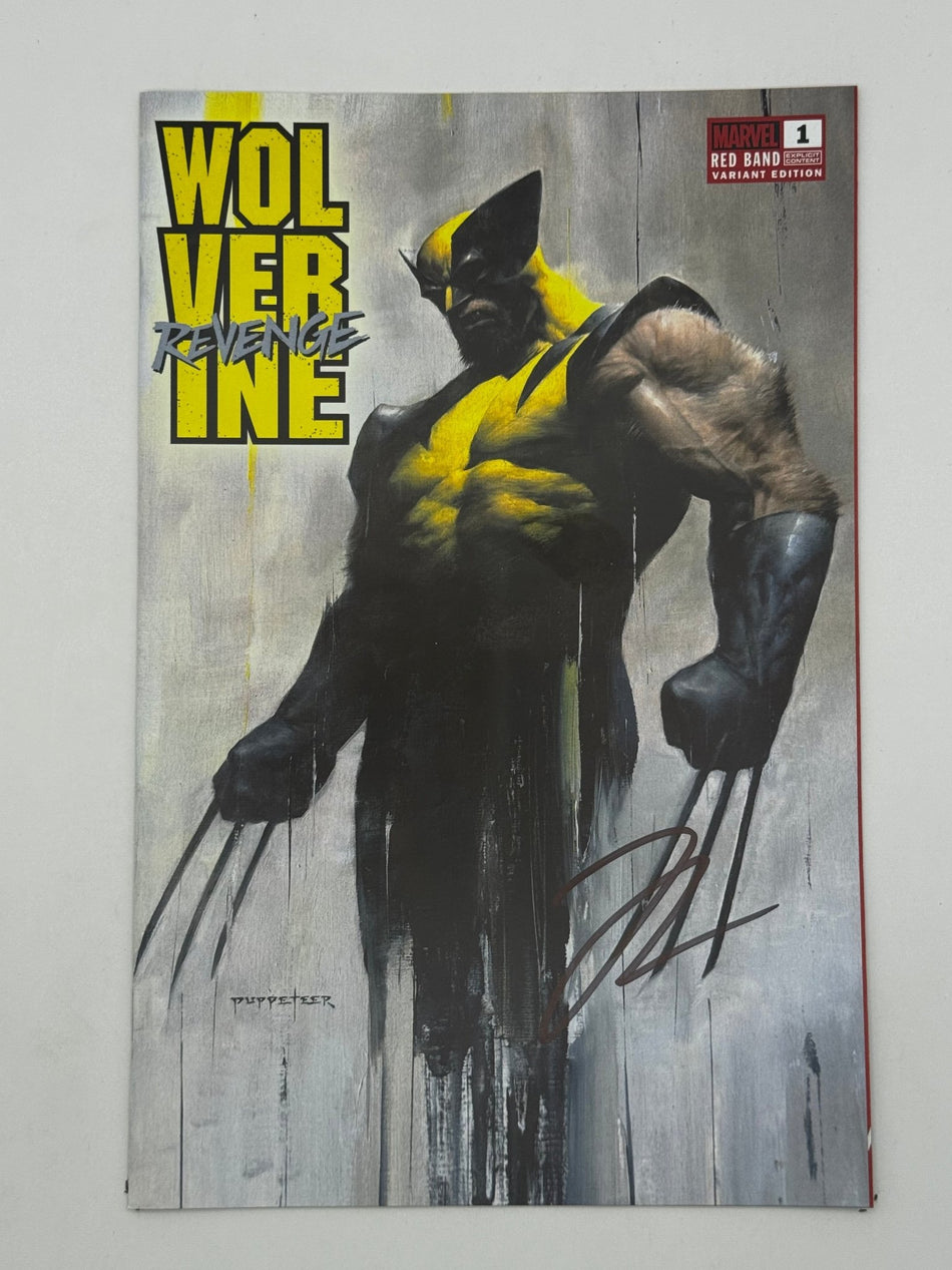 [Signed by Hickman] Wolverine: Revenge - Red Band 1 Unknown Comics Lee Exclusive Var Explicit Content [INST] - East Coast Comics
