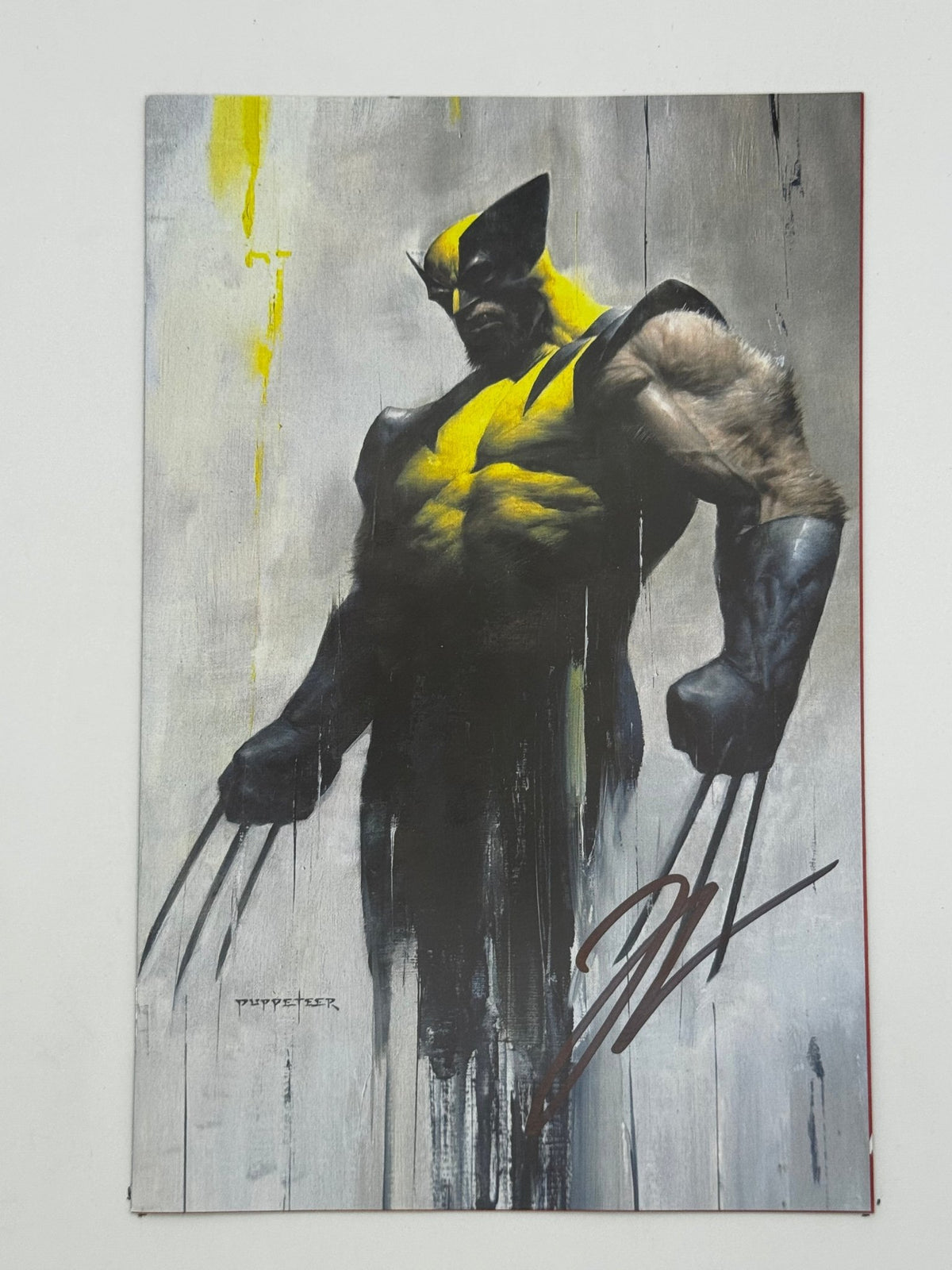 [Signed by Hickman] Wolverine: Revenge - Red Band 1 Virgin Unknown Comics Lee Exclusive Var Explicit Content [INST] - East Coast Comics