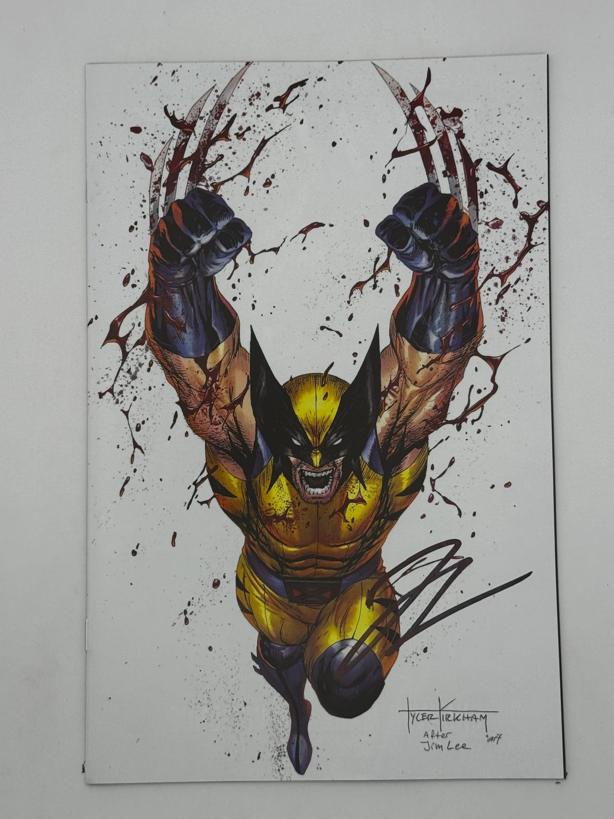[Signed by Hickman] Wolverine: Revenge - Red Band 2 Virgin CON Unknown Comics Kirkham Exclusive Var Explicit Content [INST] - East Coast Comics