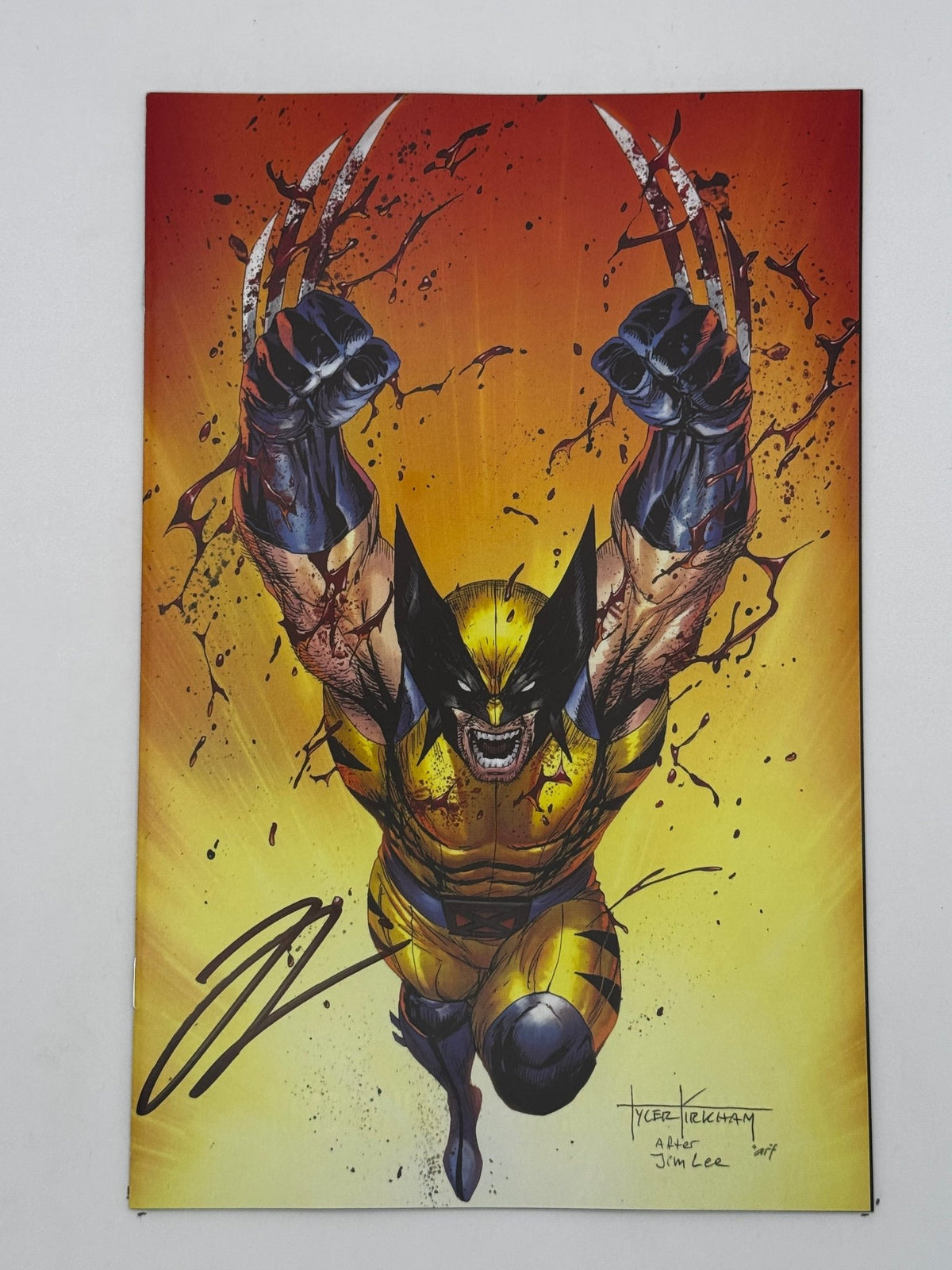 [Signed by Hickman] Wolverine: Revenge - Red Band 2 Virgin Unknown Comics Kirkham Exclusive Var Explicit Content [INST] - East Coast Comics