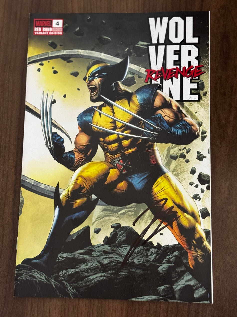 [Signed by Hickman] Wolverine: Revenge - Red Band 4 Unknown Comics Suayan Convention Exclusive Var Explicit Content [INST] - East Coast Comics