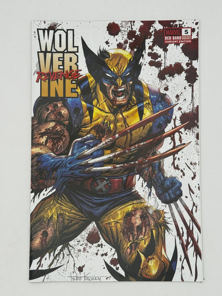 [Signed by Hickman] Wolverine: Revenge - Red Band 5 Unknown Comics Kirkham Convention Exclusive Var Explicit Content [INST] - East Coast Comics