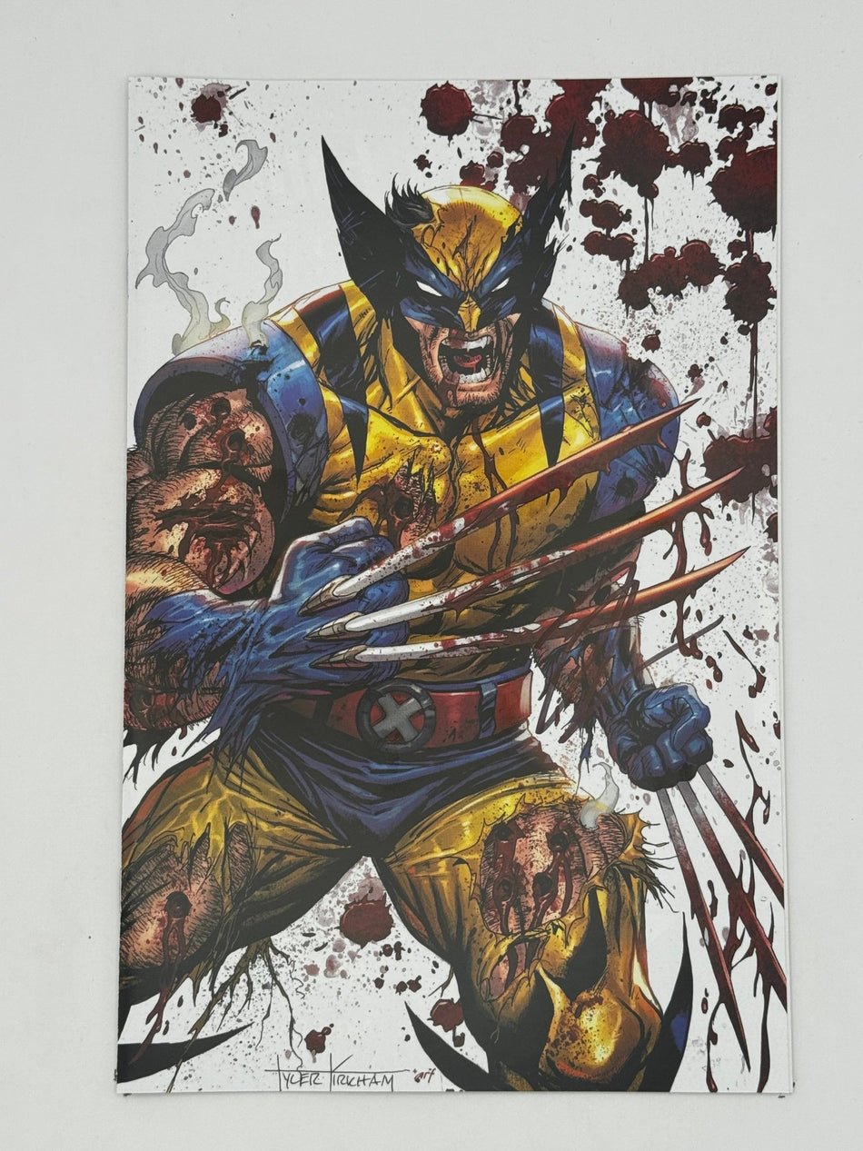[Signed by Hickman] Wolverine: Revenge - Red Band 5 Virgin Unknown Comics Kirkham Convention Exclusive Var Explicit Content [INST] - East Coast Comics