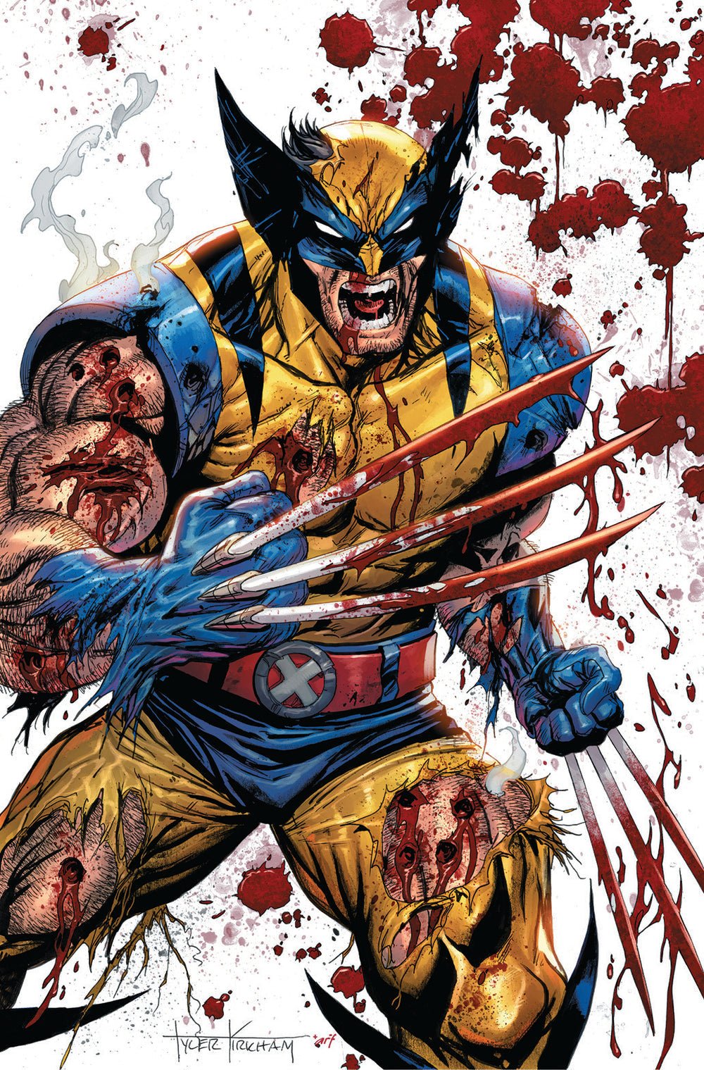 [Signed by Hickman] Wolverine: Revenge - Red Band 5 Virgin Unknown Comics Kirkham Convention Exclusive Var Explicit Content [INST] - East Coast Comics