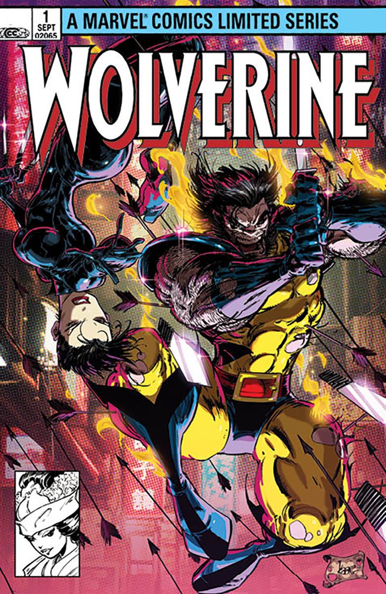 [Signed by Kaare Andrews] [FOIL] WOLVERINE BY CLAREMONT & MILLER 1 FACSIMILE EDITION [NEW PRINTING] UNKNOWN COMICS KAARE ANDREWS EXCLUSIVE MEGACON VAR [IN STOCK] - East Coast Comics