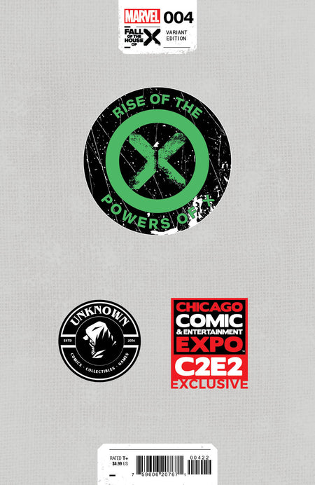 [Signed by Kaare Andrews] RISE OF THE POWERS OF X 4 UNKNOWN COMICS KAARE ANDREWS EXCLUSIVE VIRGIN C2E2 VAR [FHX] [IN STOCK] - East Coast Comics