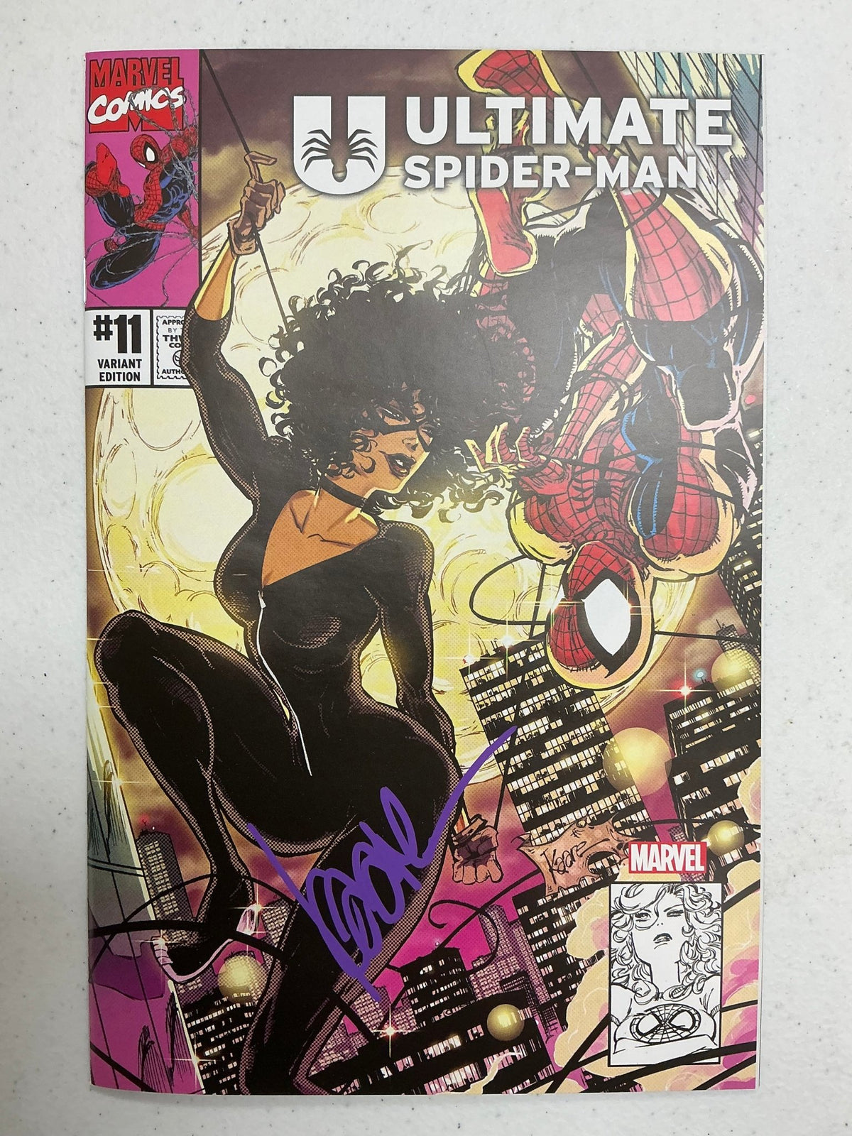 [Signed by Kaare Andrews] ULTIMATE SPIDER - MAN 11 UNKNOWN COMICS KAARE ANDREWS EXCLUSIVE VAR - East Coast Comics