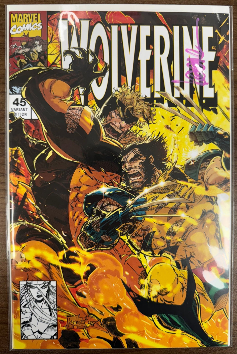 [Signed by Kaare Andrews] WOLVERINE 45 UNKNOWN COMICS KAARE ANDREWS EXCLUSIVE VAR [IN STOCK] - East Coast Comics
