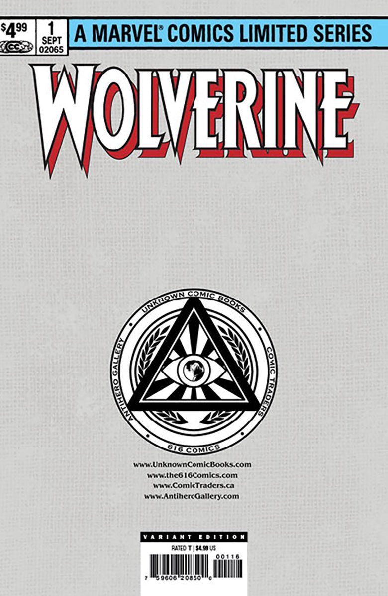 [Signed by Kaare Andrews] WOLVERINE BY CLAREMONT & MILLER 1 FACSIMILE EDITION [NEW PRINTING] UNKNOWN COMICS KAARE ANDREWS EXCLUSIVE VAR [IN STOCK] - East Coast Comics