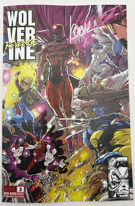 [Signed by Kaare Andrews] WOLVERINE REVENGE 3 RED BAND UNKNOWN COMICS KAARE ANDREWS CONNECTING COVER EXCLUSIVE VAR [POLYBAGGED] EXPLICIT CONTENT [IN STOCK] - East Coast Comics