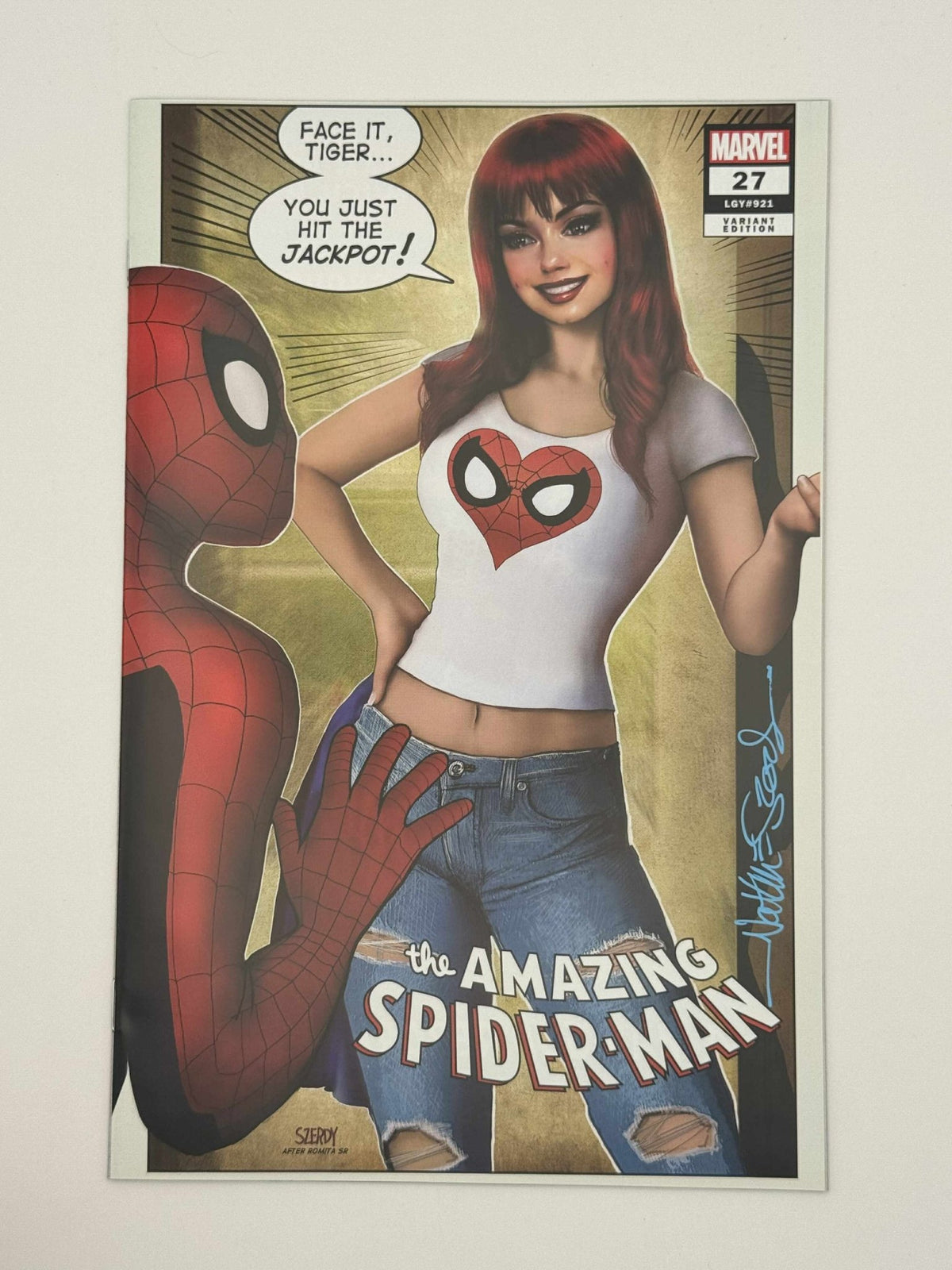 [Signed by Nathan Szerdy] AMAZING SPIDER - MAN 27 SIGNED Nathan Szerdy Variant IN STOCK - East Coast Comics