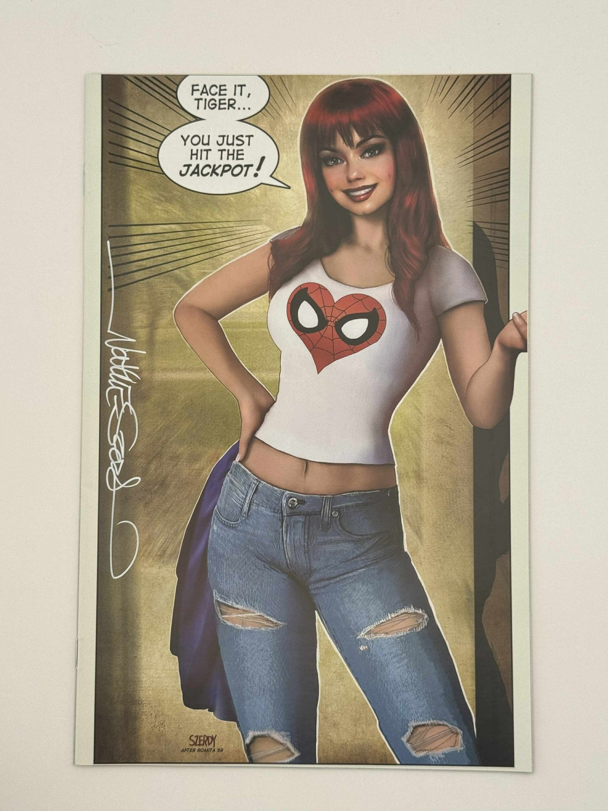 [Signed by Nathan Szerdy] AMAZING SPIDER - MAN 27 SIGNED Nathan Szerdy Virgin Variant IN STOCK - East Coast Comics