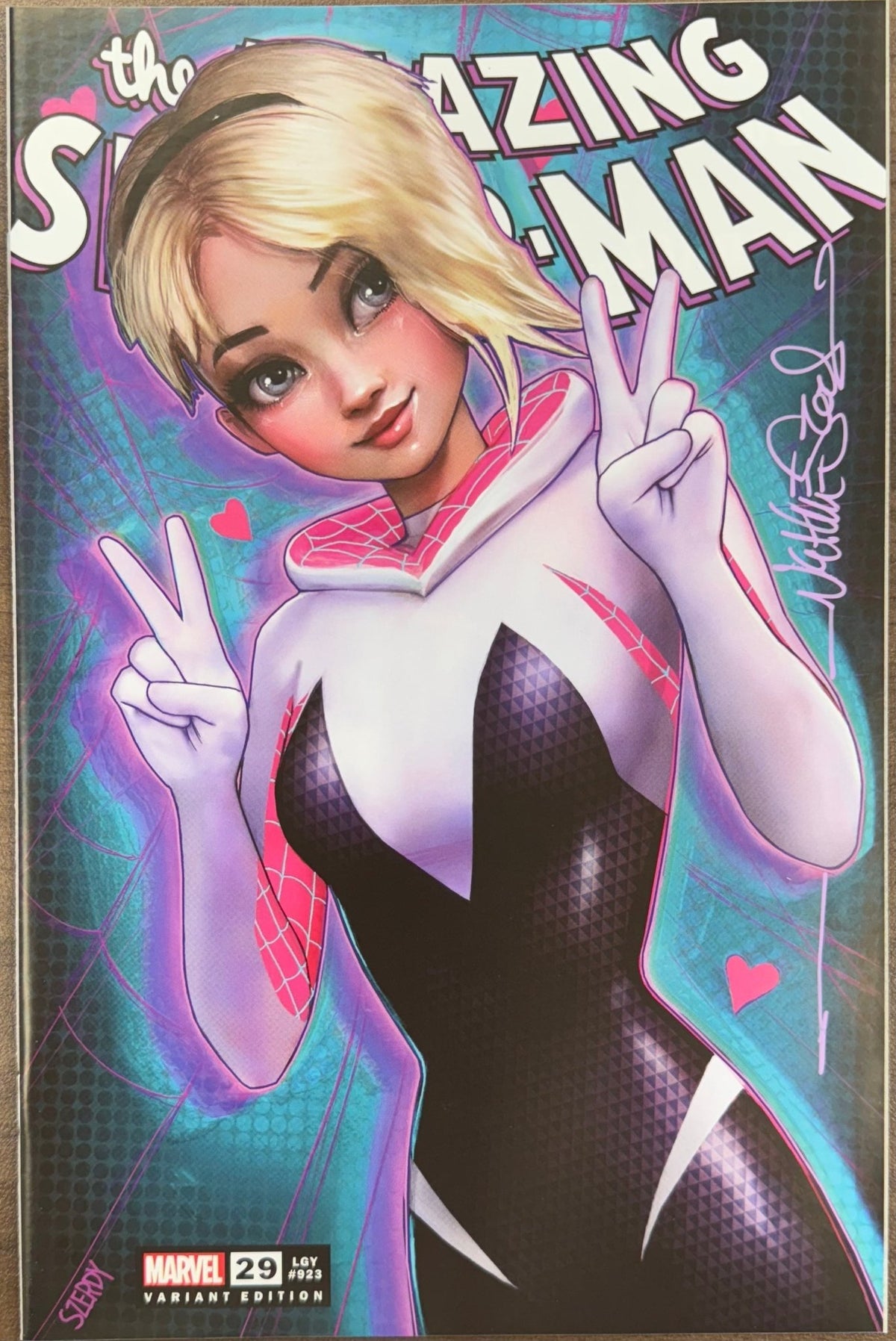[Signed by Nathan Szerdy] AMAZING SPIDER - MAN 29 UNKNOWN COMICS NATHAN SZERDY EXCLUSIVE VAR [IN STOCK] - East Coast Comics