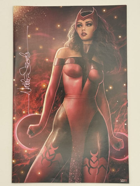 [Signed by Nathan Szerdy] AVENGERS 1 UNKNOWN COMICS NATHAN SZERDY EXCLUSIVE VIRGIN VAR [IN STOCK] - East Coast Comics