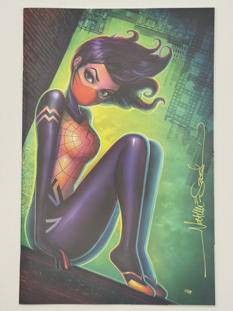 [Signed by Nathan Szerdy] EDGE OF SPIDER - VERSE 1 UNKNOWN COMICS NATHAN SZERDY EXCLUSIVE VIRGIN VAR [IN STOCK] - East Coast Comics