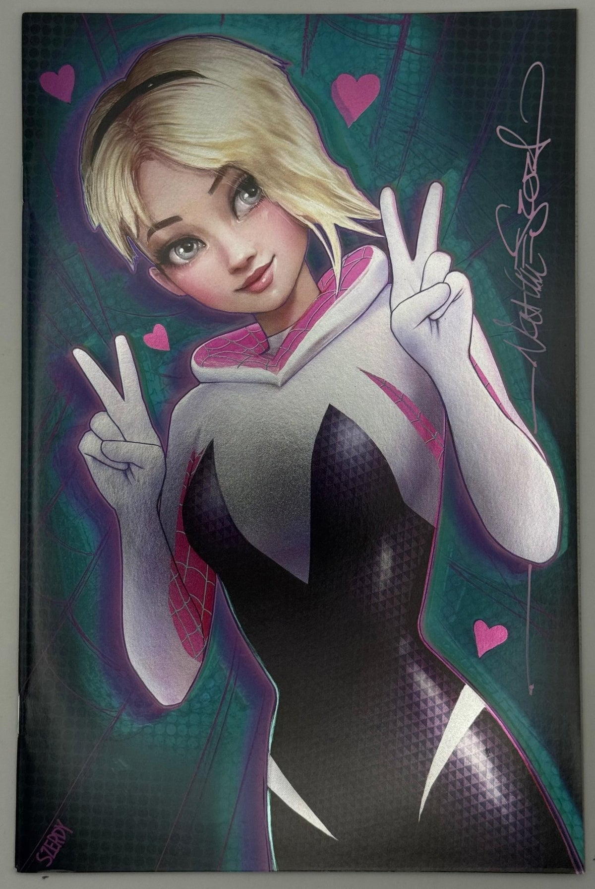 [Signed by Nathan Szerdy] [FOIL] AMAZING SPIDER - MAN 29 UNKNOWN COMICS NATHAN SZERDY EXCLUSIVE VIRGIN VAR [IN STOCK] - East Coast Comics