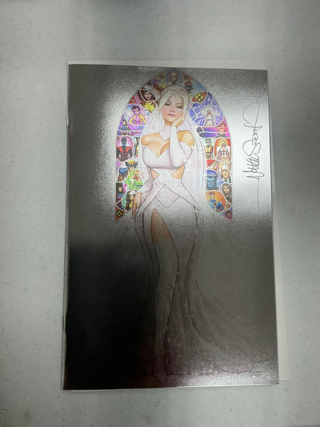 [Signed by Nathan Szerdy] [FOIL] INVINCIBLE IRON MAN 10 [FALL] UNKNOWN COMICS NATHAN SZERDY EXCLUSIVE VIRGIN VAR [IN STOCK] (Copy) - East Coast Comics