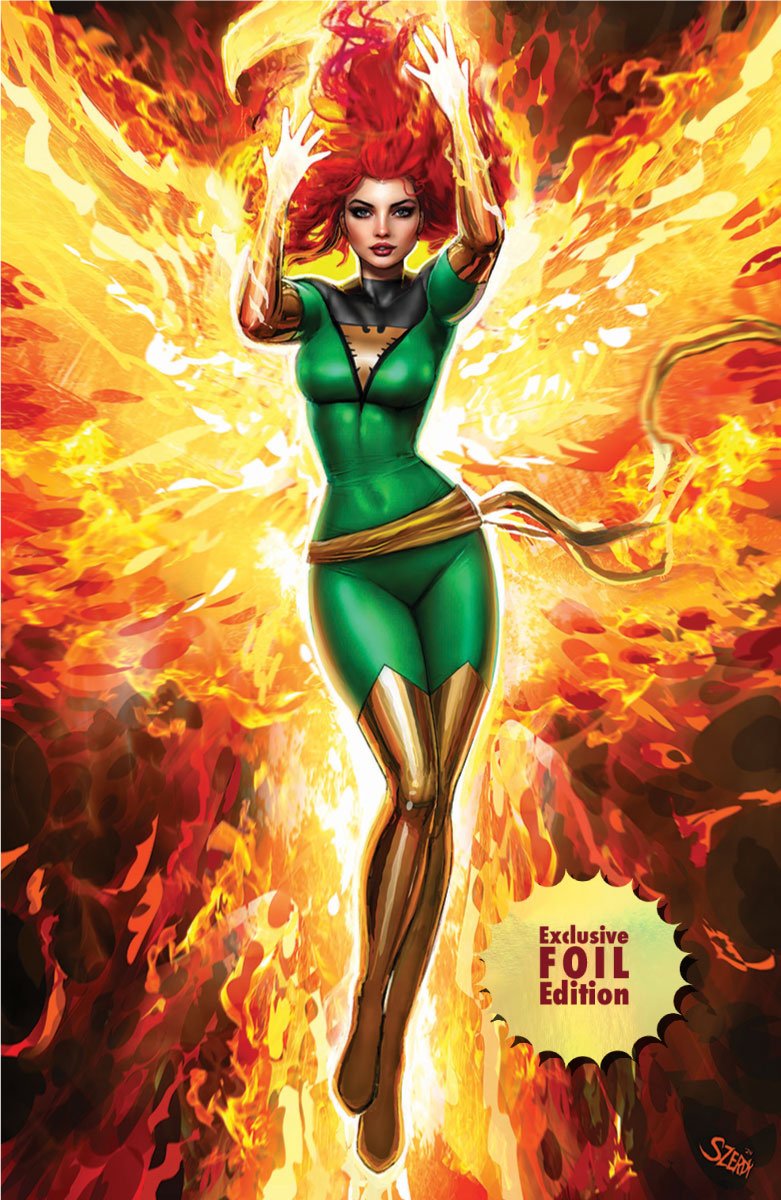 [Signed by Nathan Szerdy] [FOIL] PHOENIX 1 UNKNOWN COMICS NATHAN SZERDY VIRGIN EXCLUSIVE SDCC 2024 VAR [IN STOCK] - East Coast Comics