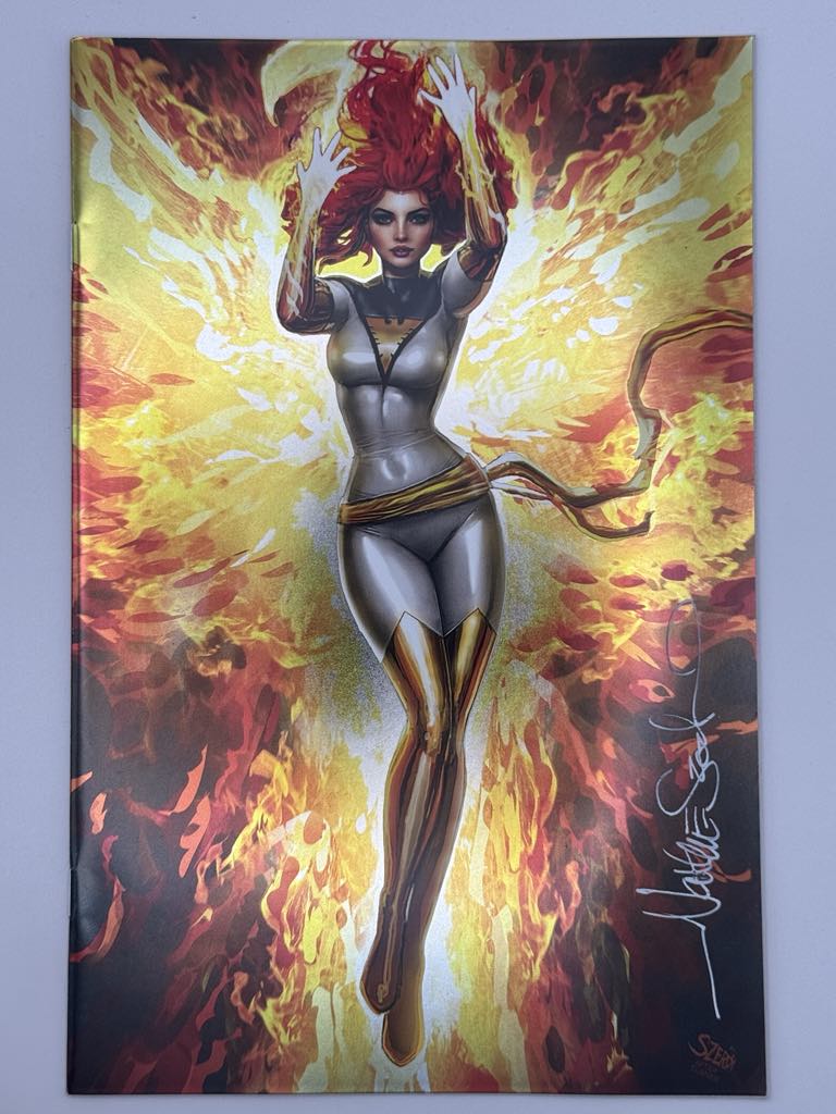 [Signed by Nathan Szerdy] [FOIL] PHOENIX 3 UNKNOWN COMICS EXCLUSIVE NATHAN SZERDY VIRGIN VAR [IN STOCK] - East Coast Comics