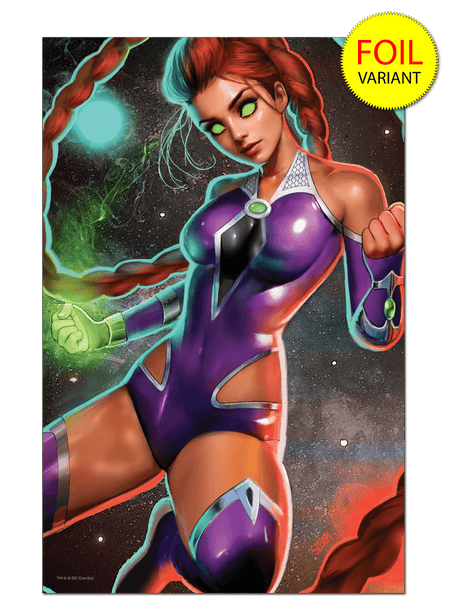 [Signed by Nathan Szerdy] [FOIL] TITANS 1 NATHAN SZERDY (616) EXCLUSIVE VIRGIN VAR [IN STOCK] - East Coast Comics