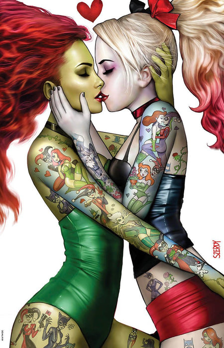 [Signed by Nathan Szerdy] HARLEY QUINN 31 NATHAN SZERDY (616) EXCLUSIVE IVY TATTOO VIRGIN VAR [IN STOCK] - East Coast Comics