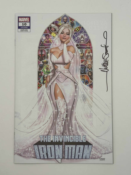 [Signed by Nathan Szerdy] INVINCIBLE IRON MAN 10 [FALL] UNKNOWN COMICS NATHAN SZERDY EXCLUSIVE VAR [IN STOCK] - East Coast Comics