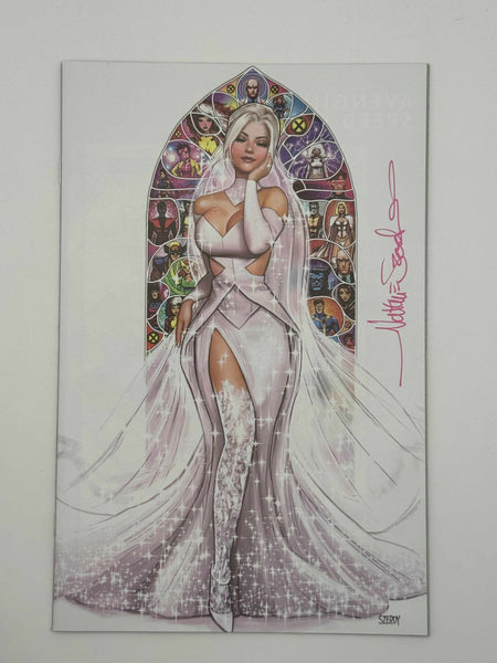 [Signed by Nathan Szerdy] INVINCIBLE IRON MAN 10 [FALL] UNKNOWN COMICS NATHAN SZERDY EXCLUSIVE VIRGIN VAR [IN STOCK] - East Coast Comics