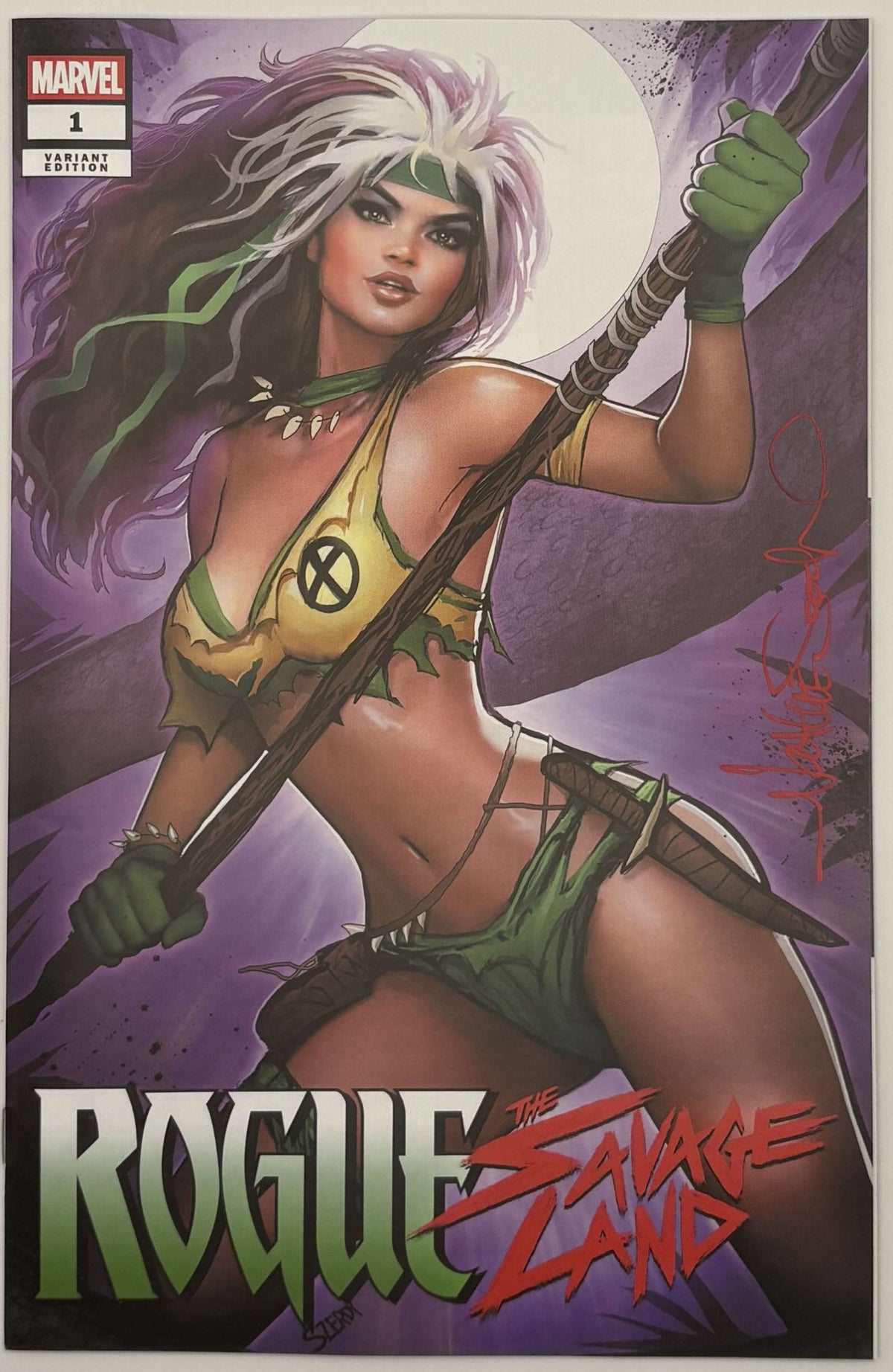 [Signed by Nathan Szerdy] Rogue: The Savage Land 1 Unknown Comics Nathan Szerdy Exclusive Var (06/2025) - East Coast Comics