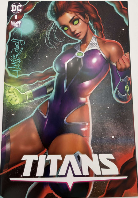 [Signed by Nathan Szerdy] TITANS 1 NATHAN SZERDY (616) EXCLUSIVE VAR [IN STOCK] - East Coast Comics