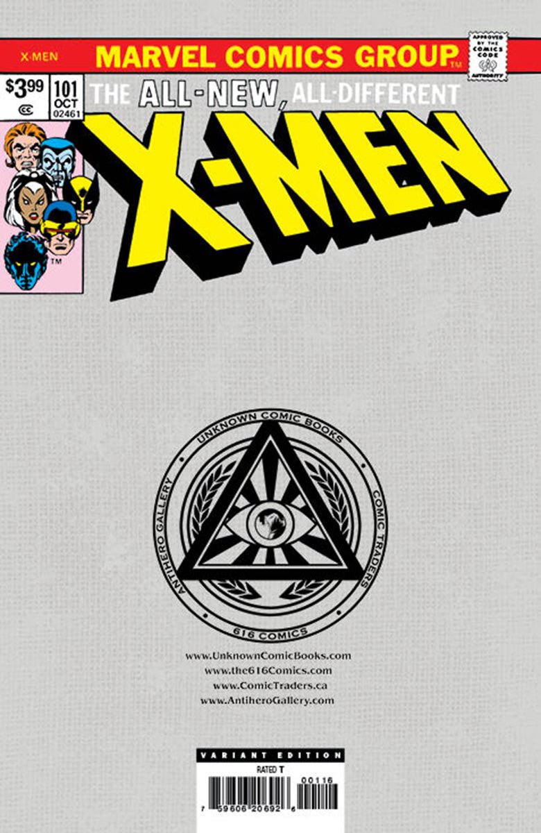 [Signed by Nathan Szerdy] X - MEN 101 FACSIMILE EDITION UNKNOWN COMICS NATHAN SZERDY EXCLUSIVE RED VIRGIN CONVENTION VAR [IN STOCK] - East Coast Comics