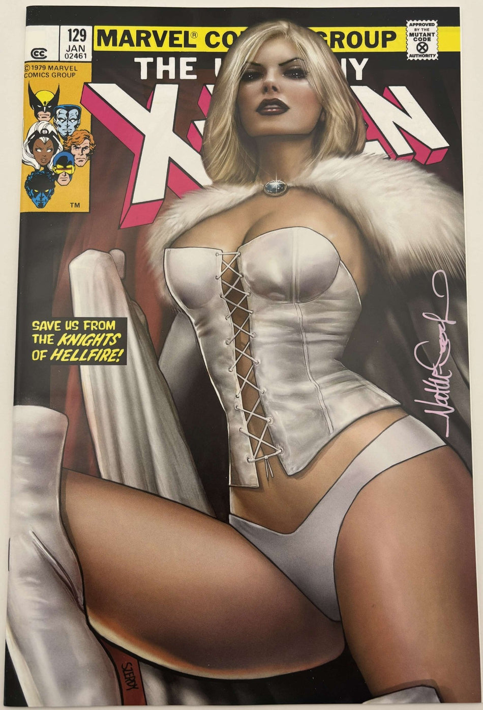 [Signed by Nathan Szerdy] X - MEN 129 FACSIMILE EDITION UNKNOWN COMICS NATHAN SZERDY EXCLUSIVE VAR [IN STOCK] - East Coast Comics