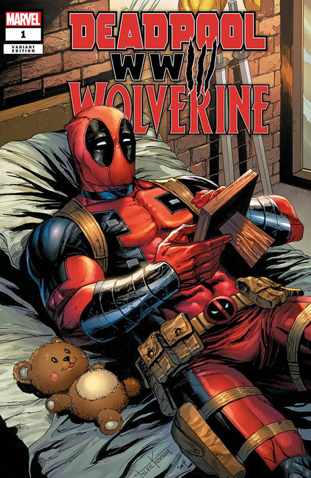 [Signed by Tyler Kirkham] DEADPOOL & WOLVERINE WWIII 1 Kirkham Unknown EXCL - East Coast Comics