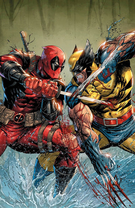 [Signed by Tyler Kirkham] DEADPOOL & WOLVERINE WWIII 2 Tyler Kirkham Virgin Var Unknown - East Coast Comics