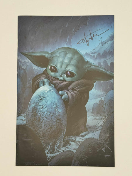 [Signed by Tyler Kirkham] STAR WARS: THE MANDALORIAN SEASON 2 2 UNKNOWN COMICS TYLER KIRKHAM EXCLUSIVE VIRGIN VAR [IN STOCK] - East Coast Comics