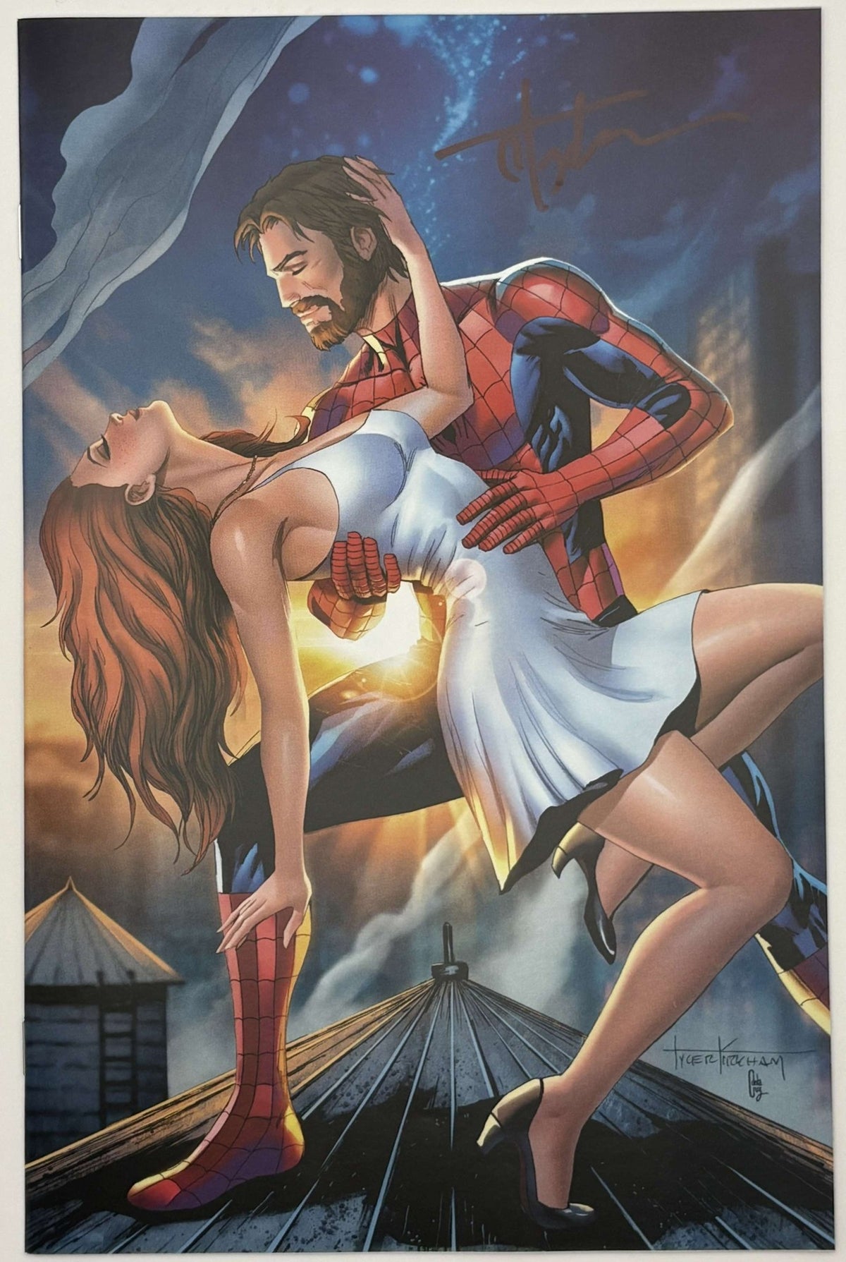 [Signed by Tyler Kirkham] ULTIMATE SPIDER - MAN 7 Tyler Kirkham Virgin Unknown EXCL - East Coast Comics