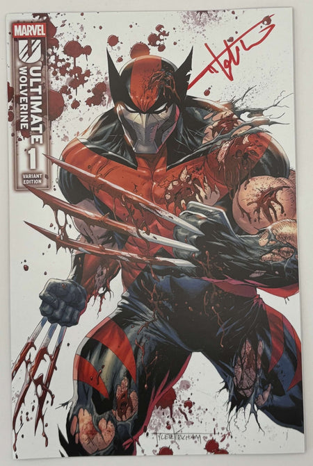 [Signed by Tyler Kirkham] Ultimate Wolverine 1 Unknown Tyler Kirkham Excl Prem Var - East Coast Comics