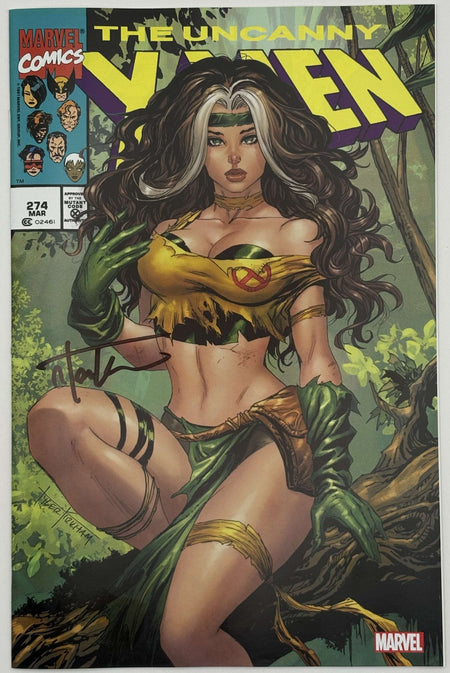 [Signed by Tyler Kirkham] UNCANNY X - MEN 274 FACSIMILE Kirkham UNKNOWN EXCL - East Coast Comics