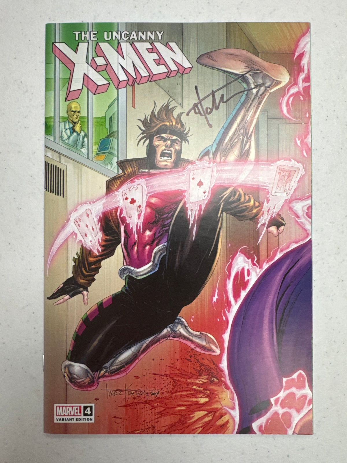 [Signed by Tyler Kirkham] UNCANNY X - MEN 4 Kirkham Unknown Tyler Kirkham Exclusive Var - East Coast Comics