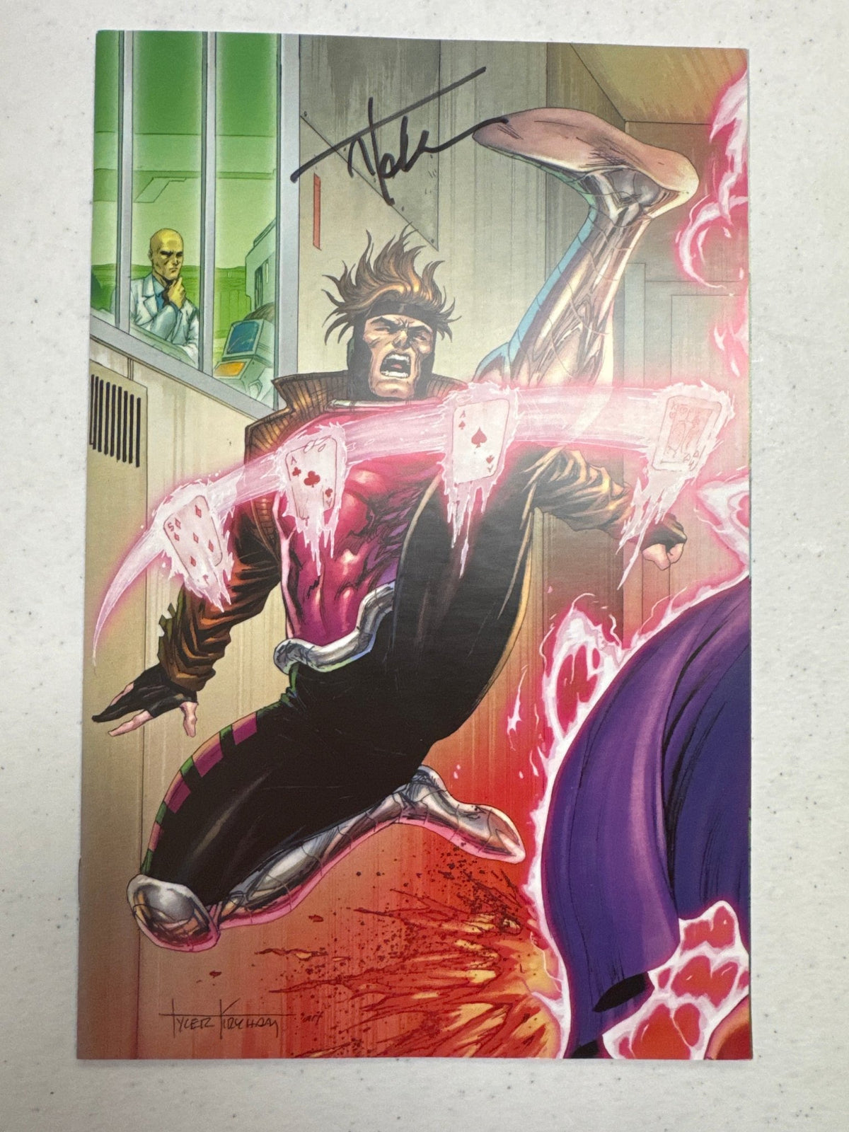 [Signed by Tyler Kirkham] UNCANNY X - MEN 4 Kirkham Unknown Tyler Kirkham Exclusive Virgin Var - East Coast Comics