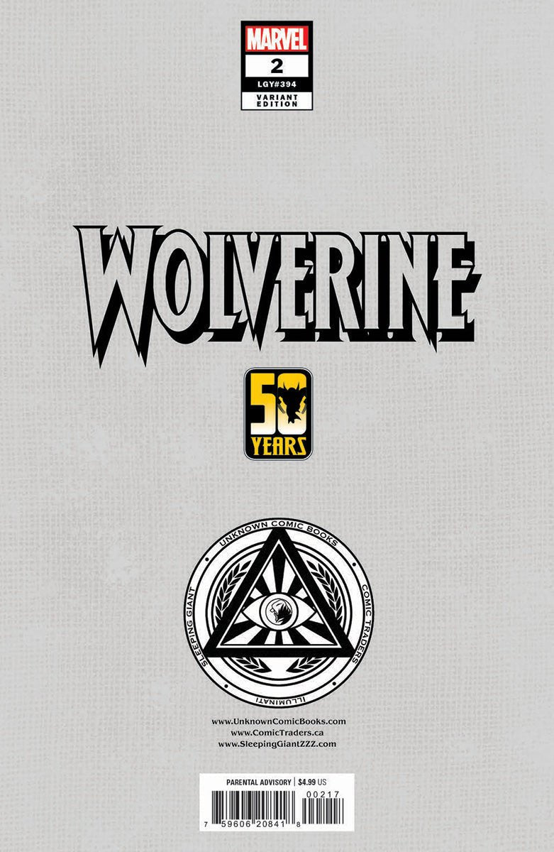 [Signed by Tyler Kirkham] WOLVERINE 2 Unknown Tyler Kirkham Connecting Cover Excl Var - East Coast Comics